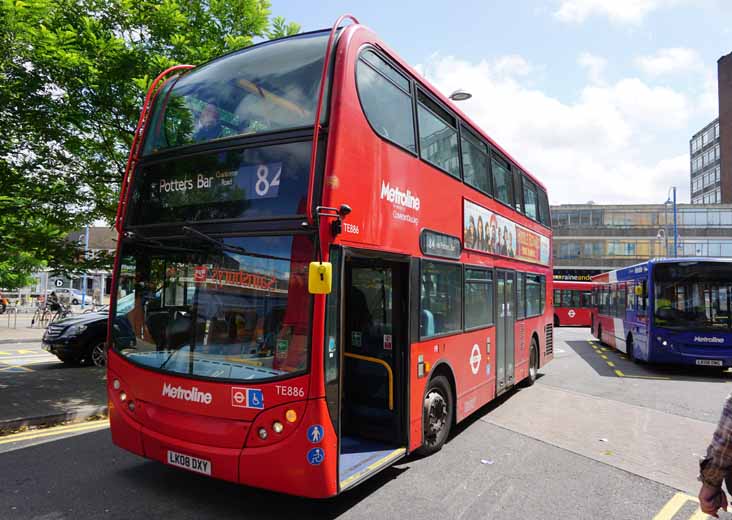 Metroline Alexander Dennis Enviro400 TE886